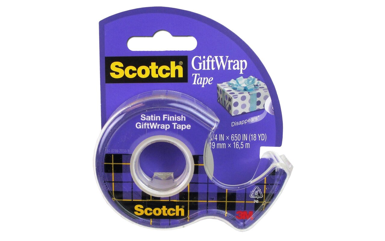 Scotch Gift Wrap Tape 3/4x650&#x22;